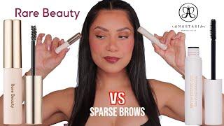 WHICH IS BETTER? RARE BEAUTY VS ABH BROW GEL + 11HR WEAR *oily skin* | MagdalineJanet