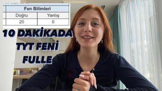 TYT FEN 20/20 İÇİN NE YAPTIM? Önemli noktalar ve kaynaklar