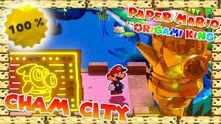 Cham City 100% - Paper Mario: The Origami King Komplettlösung