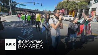 Oakland students protest ICE raids, plus high surf advisory along the Bay Area coastline