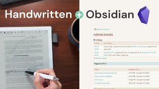 Academic HANDWRITTEN notes in OBSIDIAN | iPad / Remarkable / Boox friendly workflow | ft. Supernote
