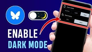 How to enable Dark mode on Bluesky App (2025) || Tech Insights