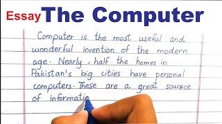 Computer essay writing in English