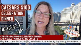 Where to Use Your Caesars $100 Celebration Dinner Credit in Las Vegas | Las Vegas 2024