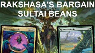 AT THE BARGAINING TABLE! Legacy Sultai Rakshasa's Bargain Sultai Beanstalk Control. MTG