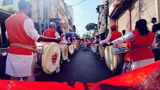 Nasik Dhol Beats in Hyderabad Streets || Mitraangan Dhol Pathak Hyderabad 2023