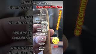 Arturo Fuente Casa Cuba-Flor Fina. #cigarians #cigarsociety #cigar #arturofuente #youtubeshorts