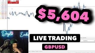 How I Made $5,604 Scalping The 5 Minute Chart | Live Trading (FOREX)