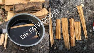 DIY: Making My Own Fatwood