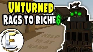 BEEN RAIDED! | Unturned RP Rags to Riches Reboot #4 - Help is at Hand (Roleplay)