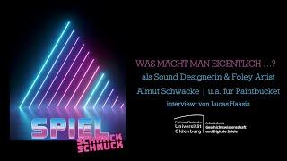 SpielSchnackSchnuck! Interview mit Almut Schwacke, Sound Designerin & Foley Artist u.a. Paintbucket