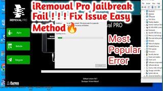 iRemoval Pro Jailbreak issue Driver Issue Fix Easy Solution