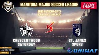 October 1st RCSC St  James Spurs  vs Crescent wood Saturday