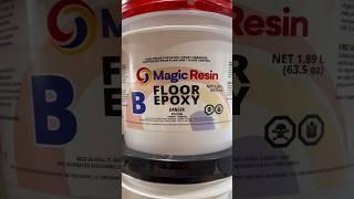 DIY Flake Epoxy Flooring with Polyaspartic Top Coat | Magic Resin Step-by-Step Guide #floorepoxy