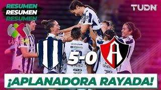 HIGHLIGHTS | Monterrey 5-0 Atlas | Liga Mx Femenil AP2024-J2 | TUDN