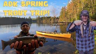 Spring Adirondack Brook Trout Fishing & Canoe Camping With Friends And Family - 7 Days