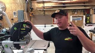 How To Set Up A Miter Saw // FESTOOL KAPEX //