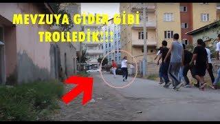 TOPLUCA İNSANLARIN ÜSTÜNE KOŞMA ŞAKASI İLE TROLLEDİK !