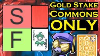 You're wrong about Red Card (Gold Stake with only Common Jokers)