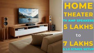 Best AV Setup for Living Room | TV, AVR, Amplifier, speakers all in 5-7 lakh budget