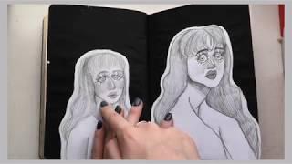 sketchbook tour 2019 (обзор скетчбука 2019)