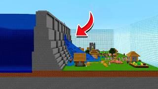 Minecraft REALISTISCHES WASSER vs. VILLAGER DORF