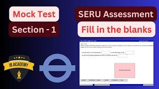 Old version Section-1 Fill in the blanks - SERU TFL- Mock Test #Seruassessmenttfl, #tfl, #phv, #seru