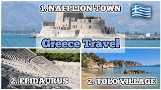 Exploring The Best Of Greece: Nafplion, Tolo, Epidaurus And More On The Peloponnese Travel Vlog