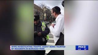 NYPD investigating traffic agent taunted by residents in Borough Park