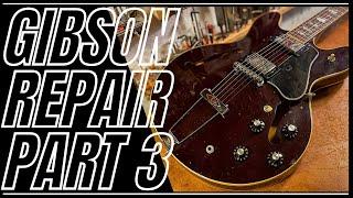 Gibson ES 335 TD Vintage Guitar Neck Repair  Part 3