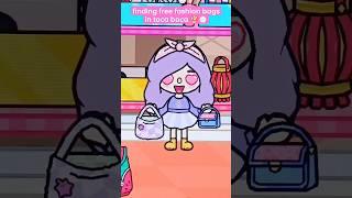 finding free fashion bags in toca boca 