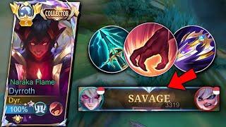 SAVAGE!! BEST 1 HIT BUILD FOR JUNGLE DYRROTH 2024!(100% BROKEN BUILD)