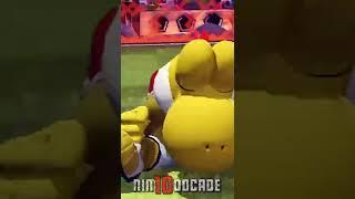 Yoshi Crying in Mario Strikers Battle League #shorts