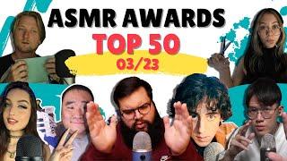  TOP 50 ASMR   for March 2023! Best ASMR in the world!