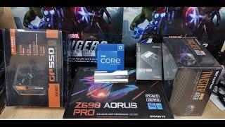 intel core i7 12700K with Gigabyte Z690 AORUS PRO DDR5 Full Pc Build | Tech Land