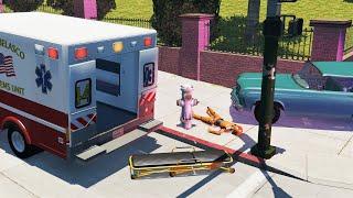 Crash Test Dummy: Ambulance Crashes 3 | BeamNG.drive