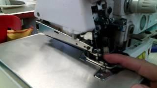 as graduate the presser foot Overlock. RAISE MORE OR MENOS.fileteadora, maquinasdeconfeccion