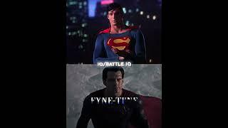 Christopher Reeves Superman vs Henry Cavil Superman #shorts #marvel #dc