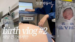 건강하게만 태어나게 해주세요 ㅣ 출산 2편 (#강남차병원 #양수극소증 #응급제왕 #출산브이로그)