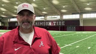 Alabama OL Coach Chris Kapilovic: Bye Week