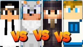 1vs1vs1vs1 BEDWARS! (Zipek x Dilerek x Doknes x Tritsus)