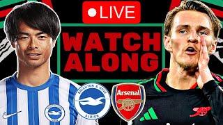 BRIGHTON VS ARSENAL LIVE STREAM & WATCH ALONG