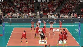 Volleyball Japan - Poland 3:2 Full Match Friendly 2024 Paris Olympic Preparation