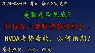 美股 华尔街：美股是否见底？科技股小盘股重获吸引力。NVDA走势疲软，如何预期？AAPL最为坚挺！TSLA如何预期？PLTR、COIN、AAPL、TQQQ、MU、TSLA、NVDA、SOXL