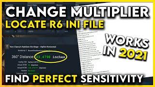 [2024] Change your Mouse Multiplier & Locate ini file | Rainbow Six Siege