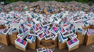 Super Day!! i Found Apple iPhone 16 Pro Max / 15 Pro Max / 14 Pro Max & More Phones in The Trash