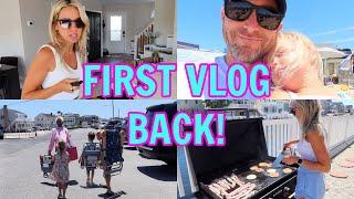 FIRST BAY HOUSE VLOG OF THE SUMMER! // BEASTON FAMILY VIBES