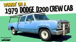 1979 Dodge Crew Cab, Work progress! First Drive! Exhaust, Wheels & Tires, Bumper straightening, etc.