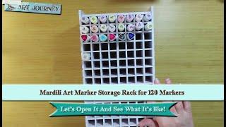 Mardili Art Marker Storage Rack for 120 Pens