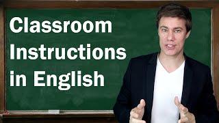 Classroom Instructions in English